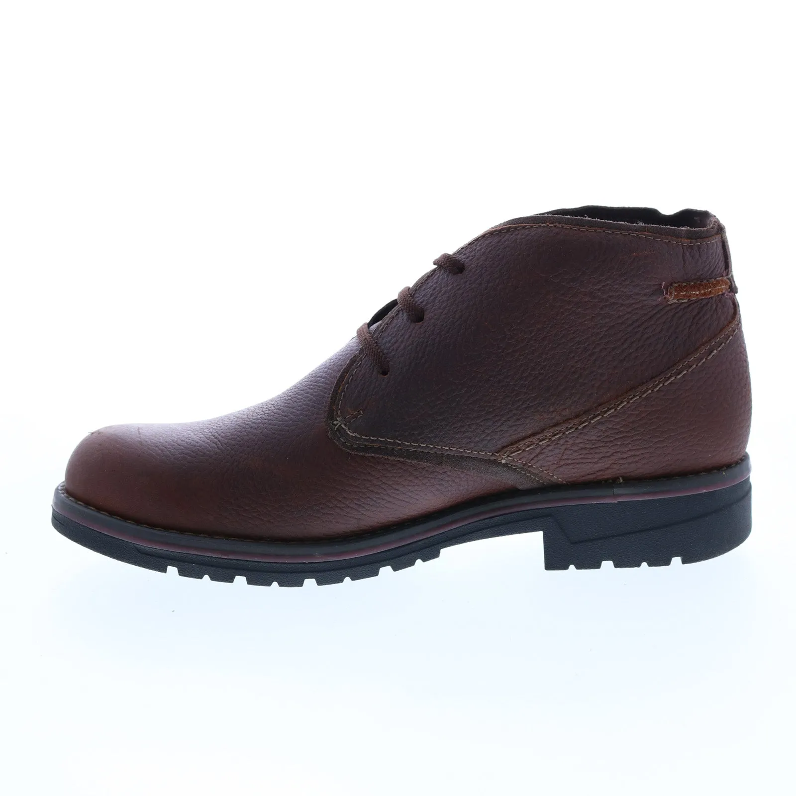 Brown Wide Leather Chukka Boots 26163605