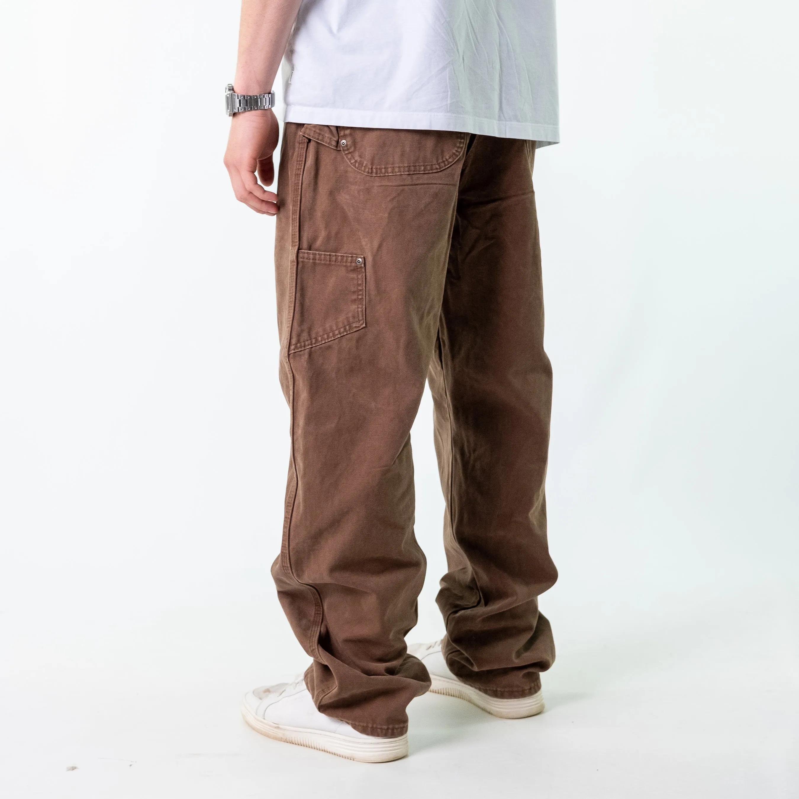 Brown y2ks Dickies Denim Carpenter Jeans Baggy Pants (38x34)