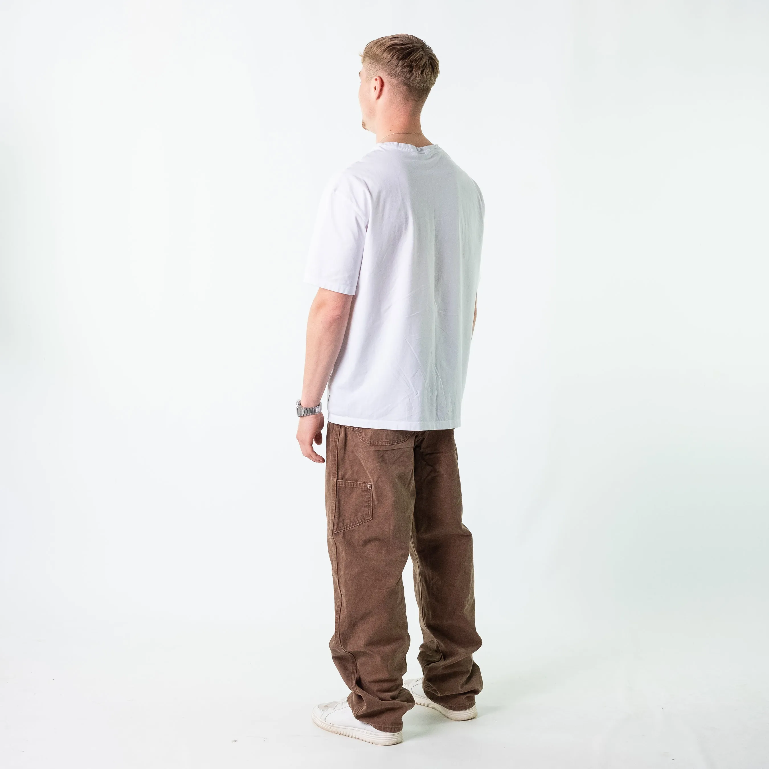 Brown y2ks Dickies Denim Carpenter Jeans Baggy Pants (38x34)