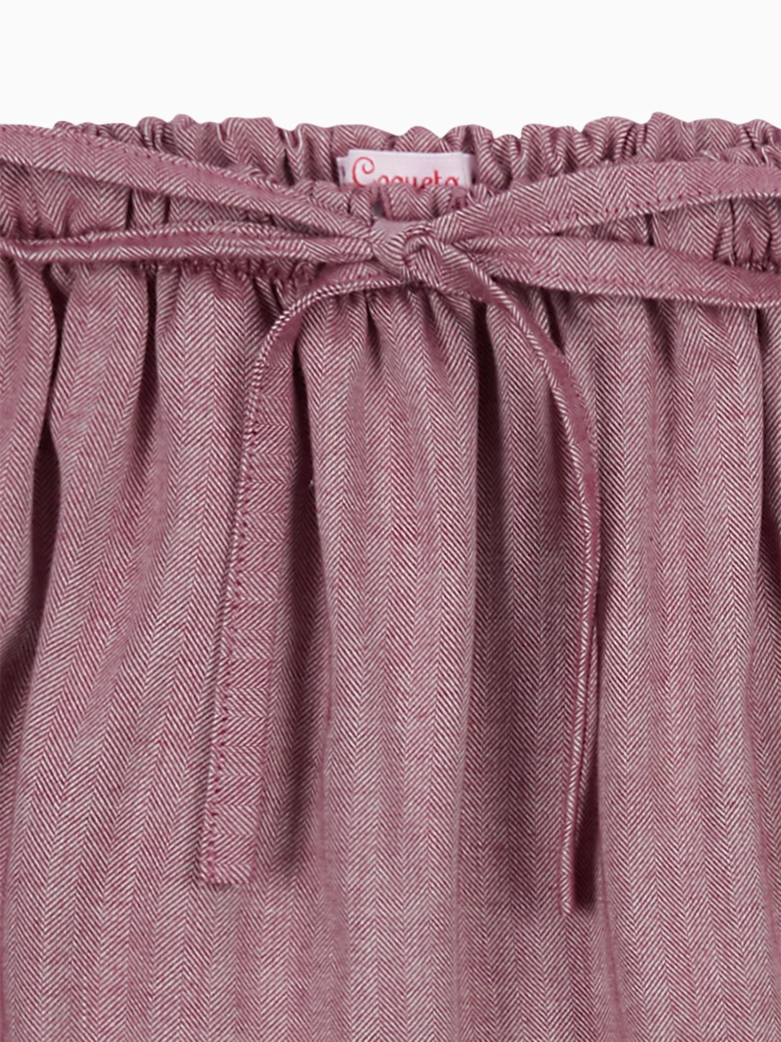 Burgundy Alex Baby Trousers