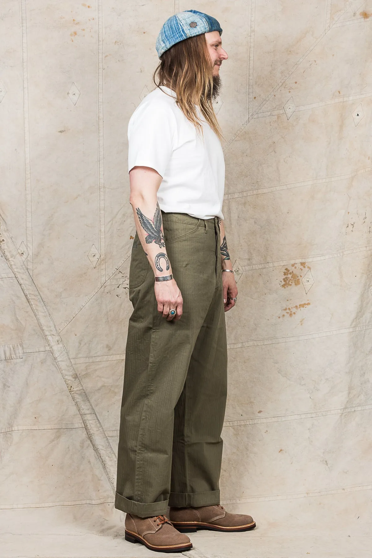 Buzz Rickson's US Navy N3 HBT Twill Trousers