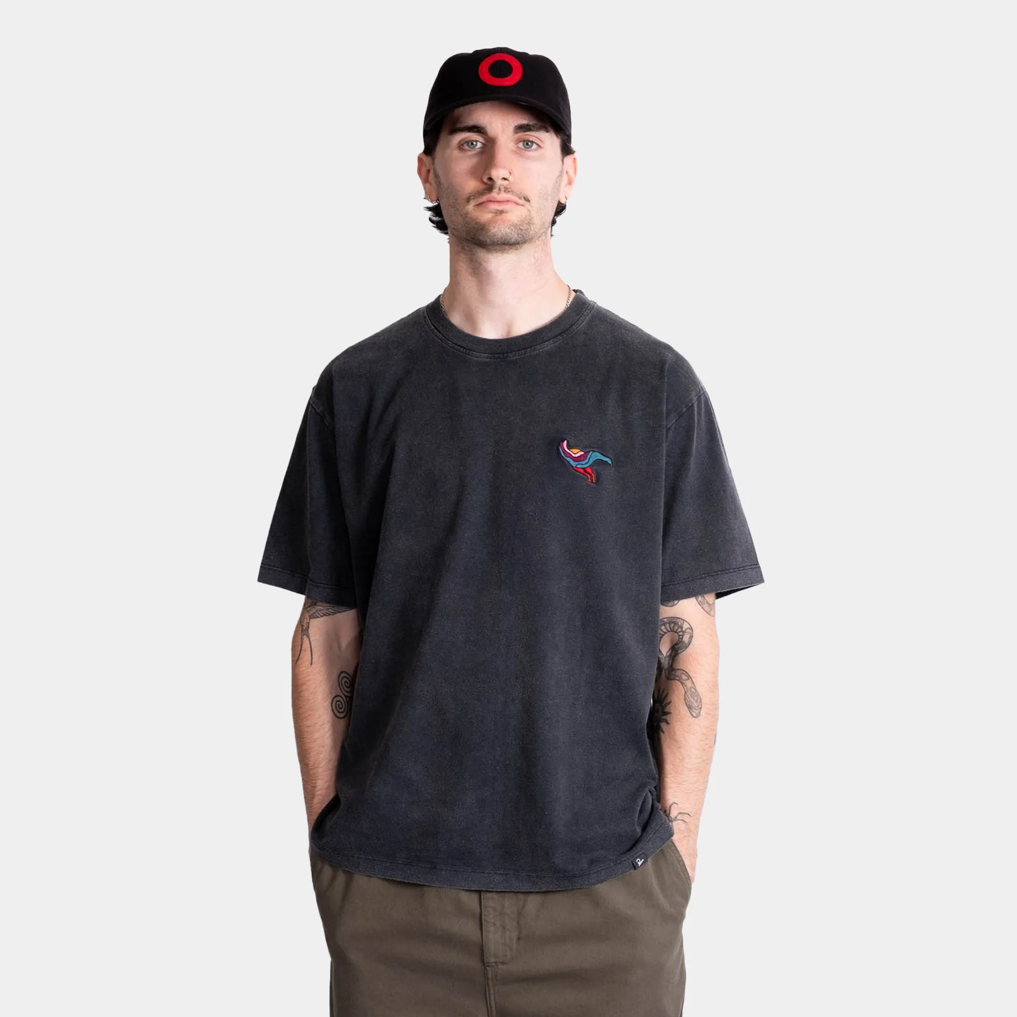 By Parra Duck Attack T-Shirt - Washed Black