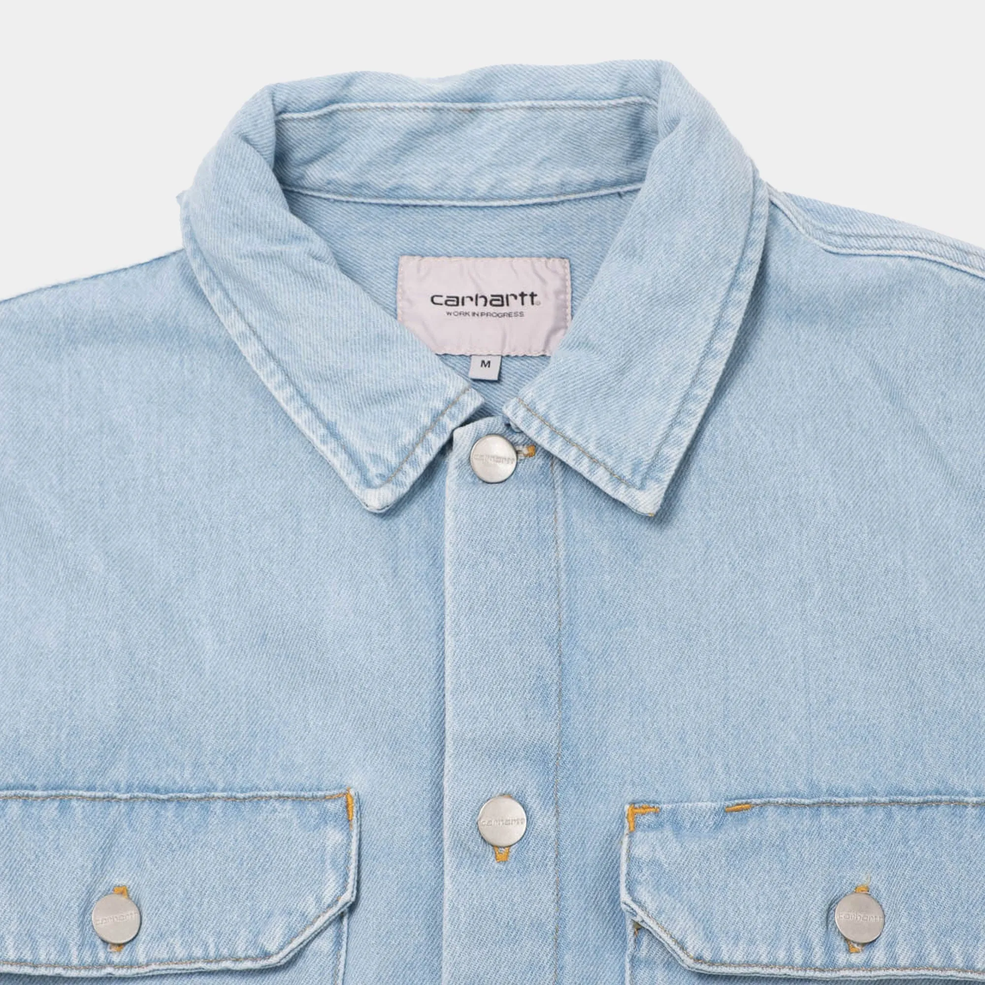 Carhartt WIP Harvey Shirt Jac - Blue Used Wash