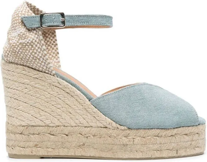 Castañer Bianca wedge-espadrilles Blue