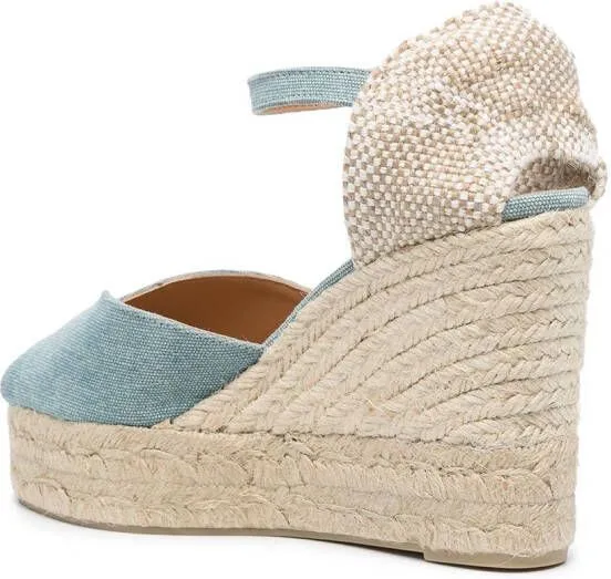 Castañer Bianca wedge-espadrilles Blue