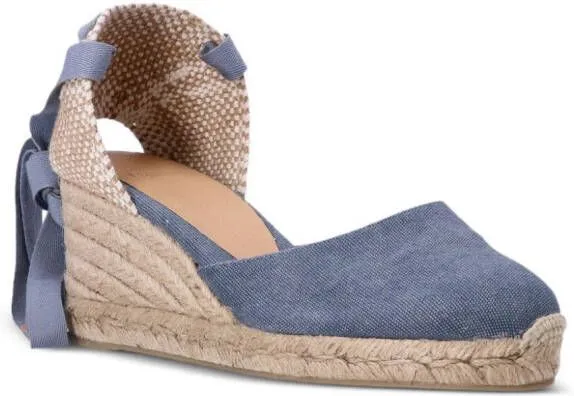 Castañer Carina jute espadrilles Blue