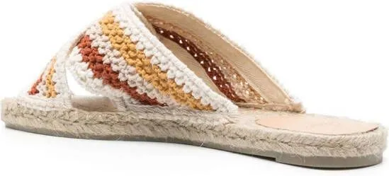 Castañer crochet-knit espadrilles White