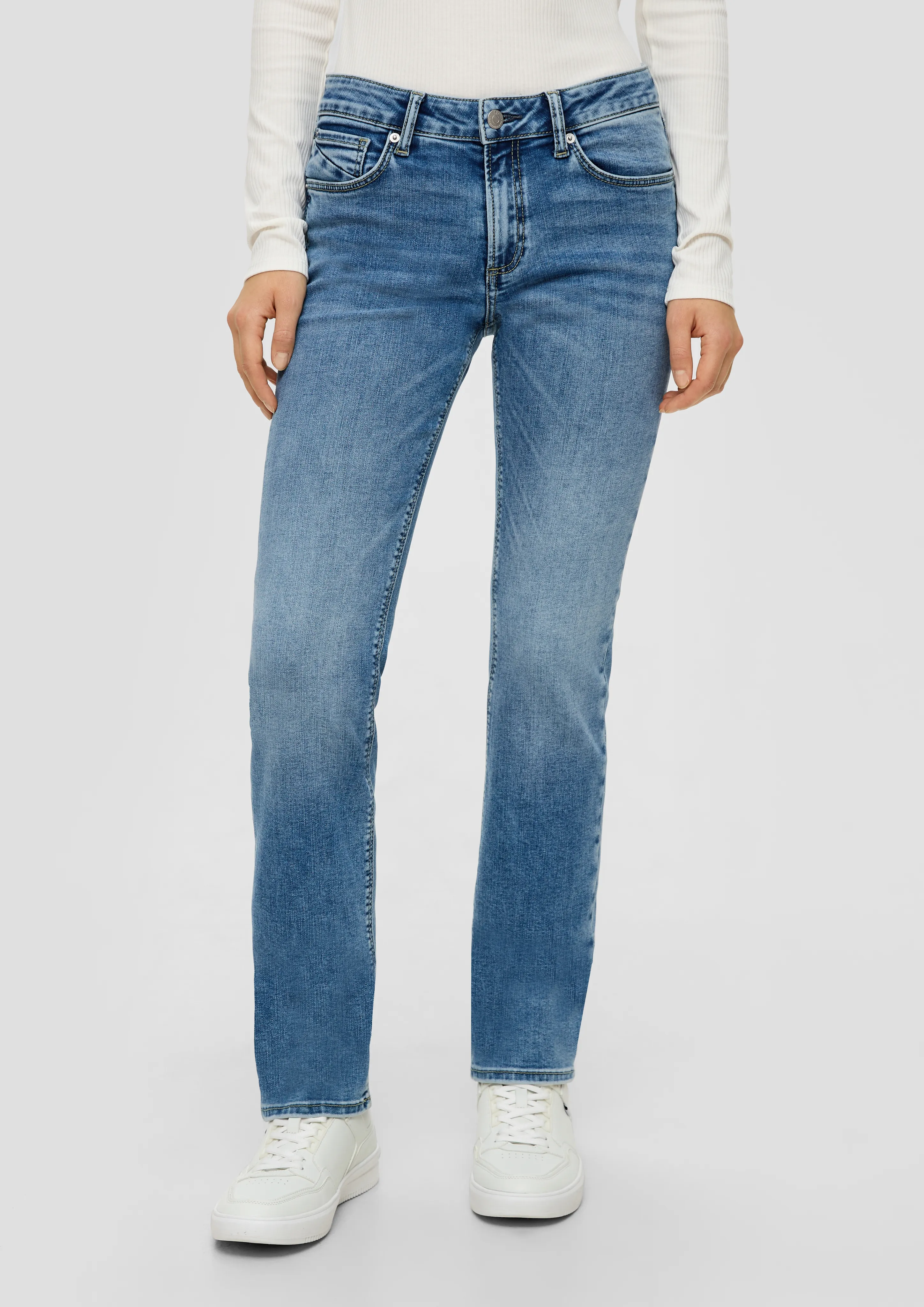 Catie jeans / slim fit / mid rise / straight leg