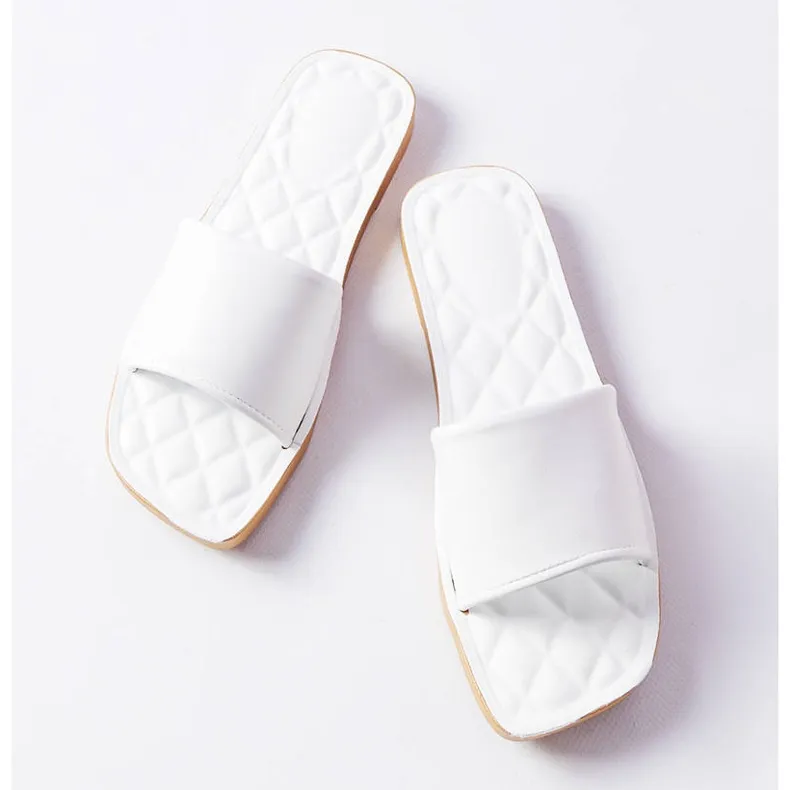 White Rubber Slippers