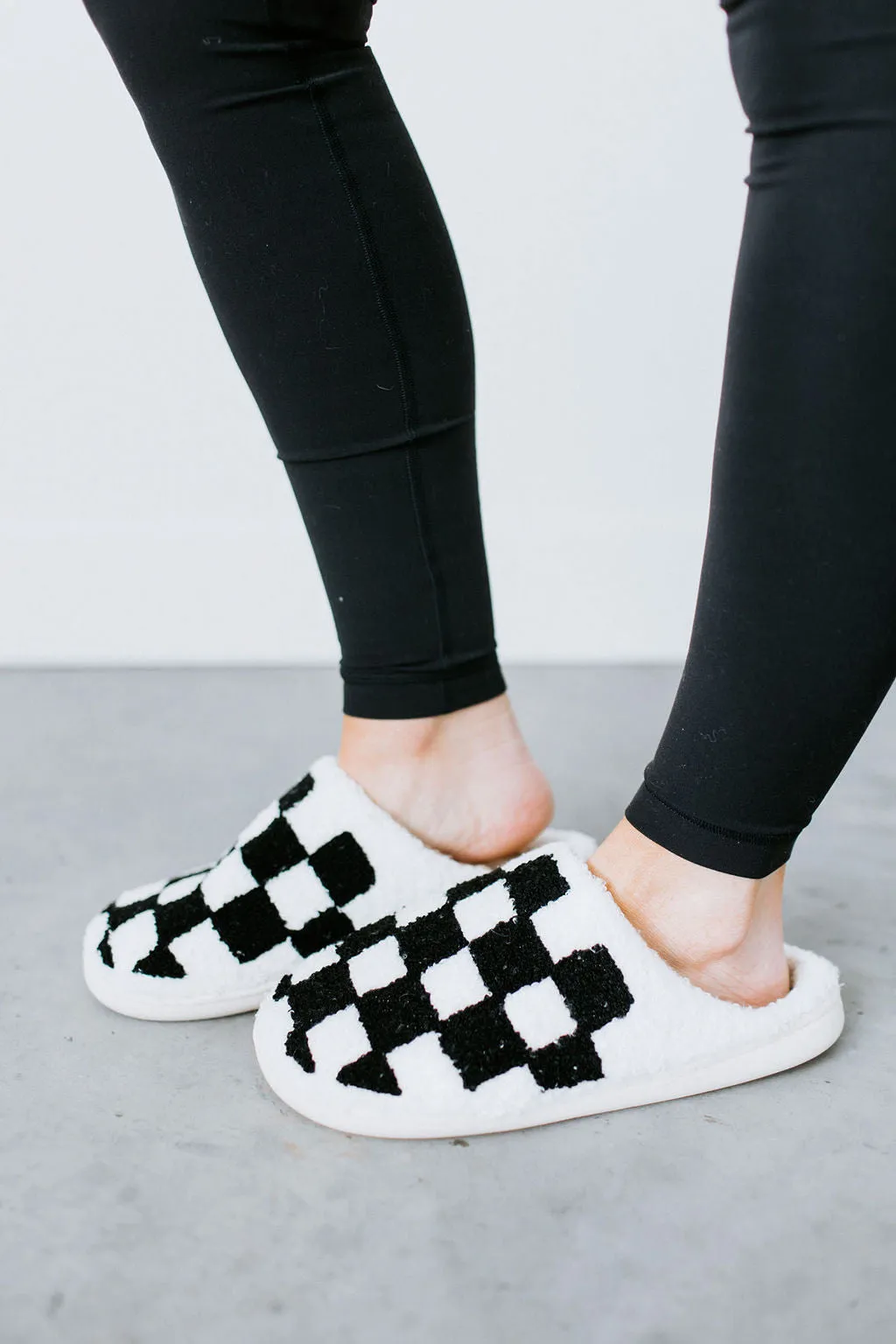 Checkerboard Slippers