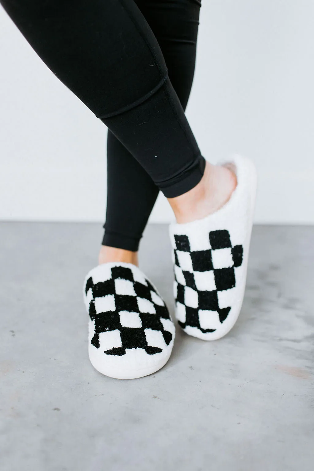 Checkerboard Slippers