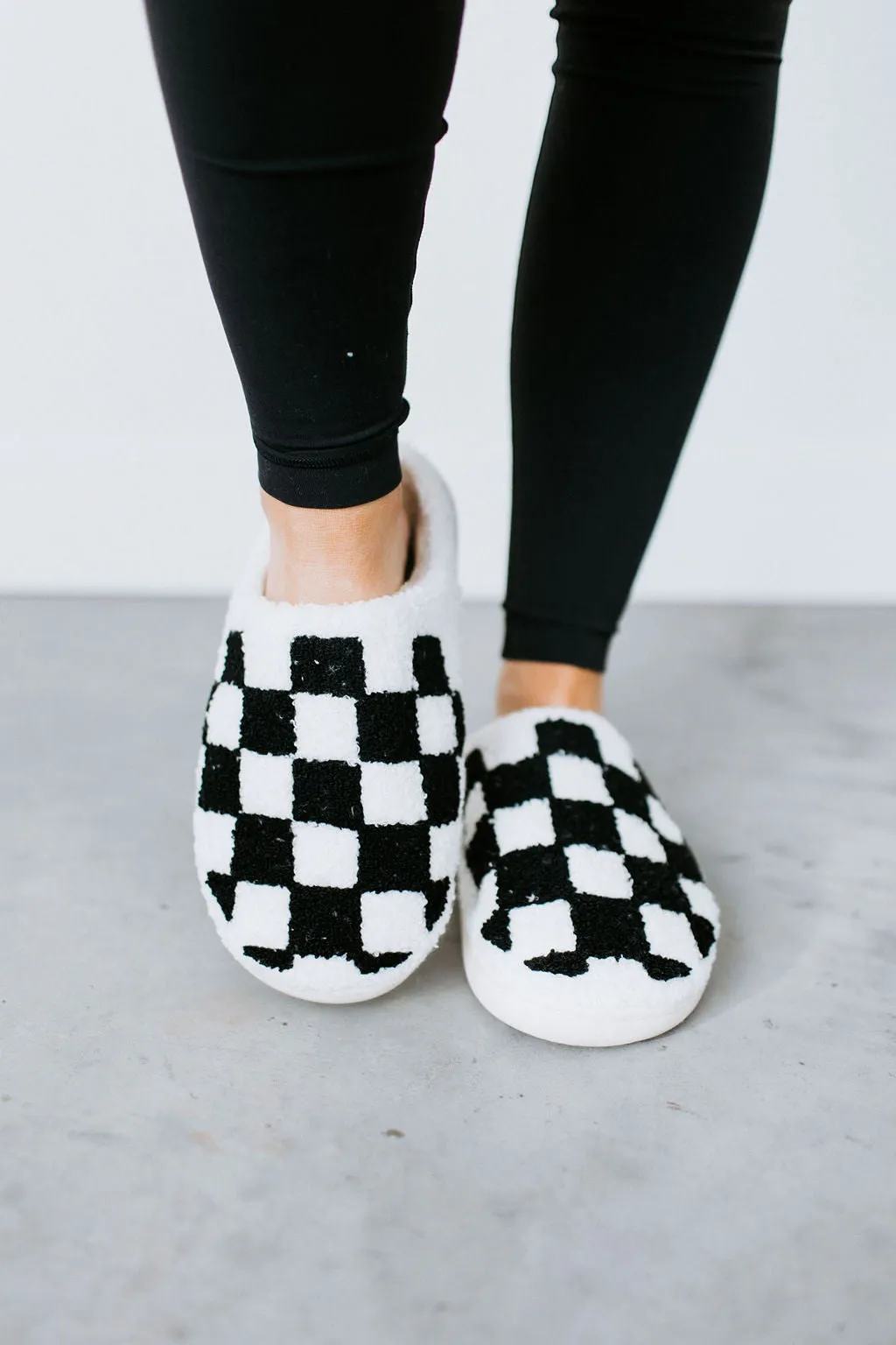 Checkerboard Slippers