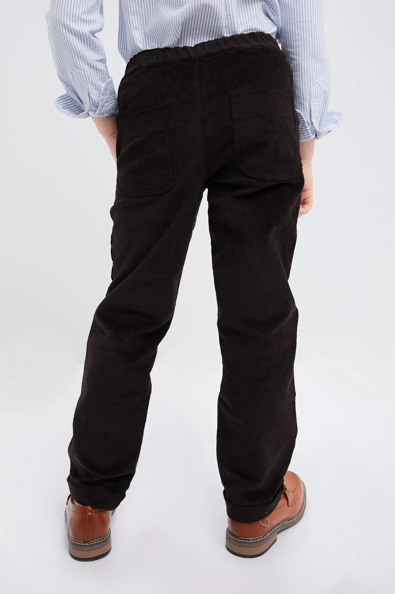 Chocolate Brown Benito Boy Corduroy Trousers