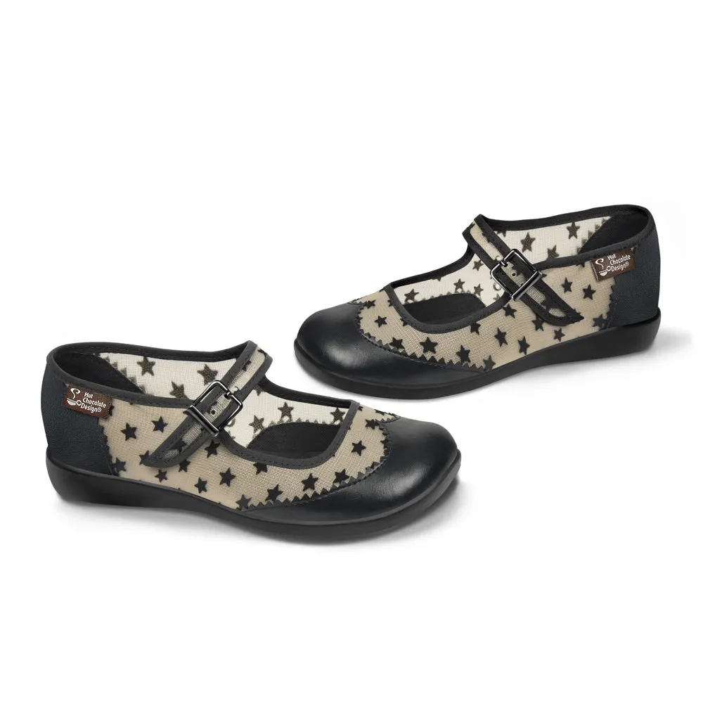 Chocolaticas® Havana Stars Women's Mary Jane Flat