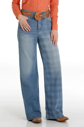 Wide Leg Light Stone Jeans for Women by Cinch