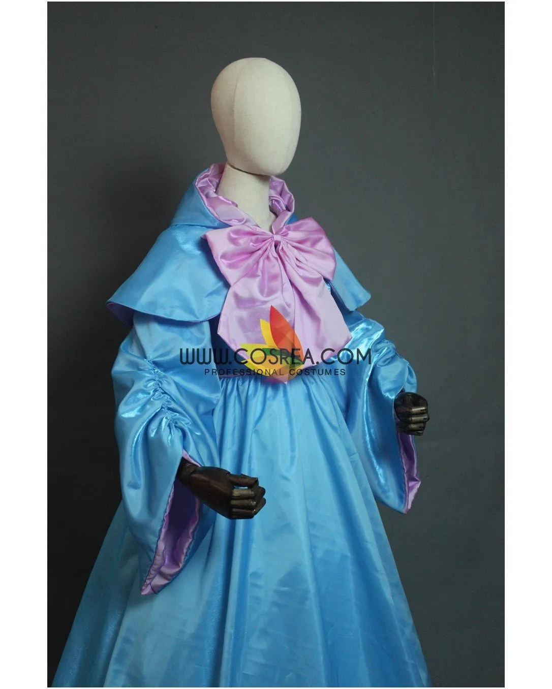 Cinderella Fairy Godmother Satin Cosplay Dress