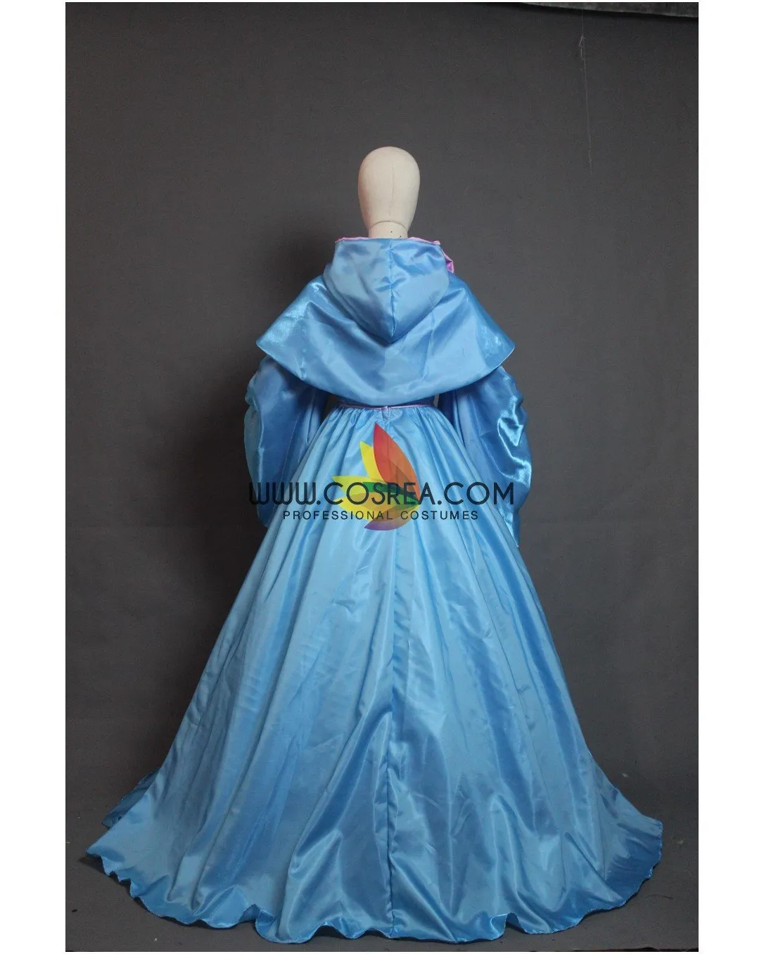 Cinderella Fairy Godmother Satin Cosplay Dress