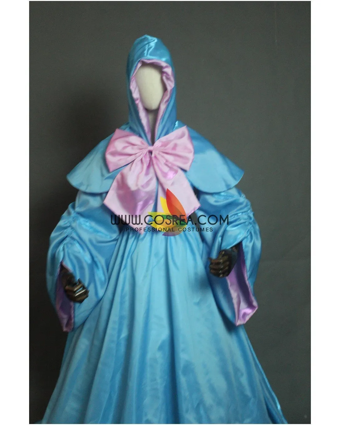 Cinderella Fairy Godmother Satin Cosplay Dress