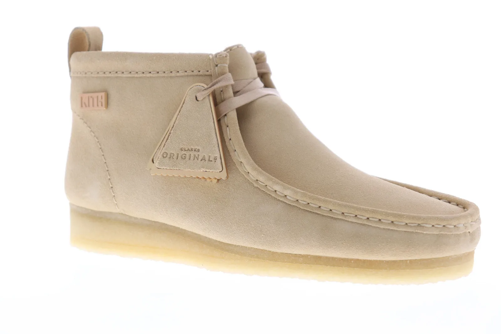 Clarks Beige Tan Suede Men's Wallabee Chukka Boots