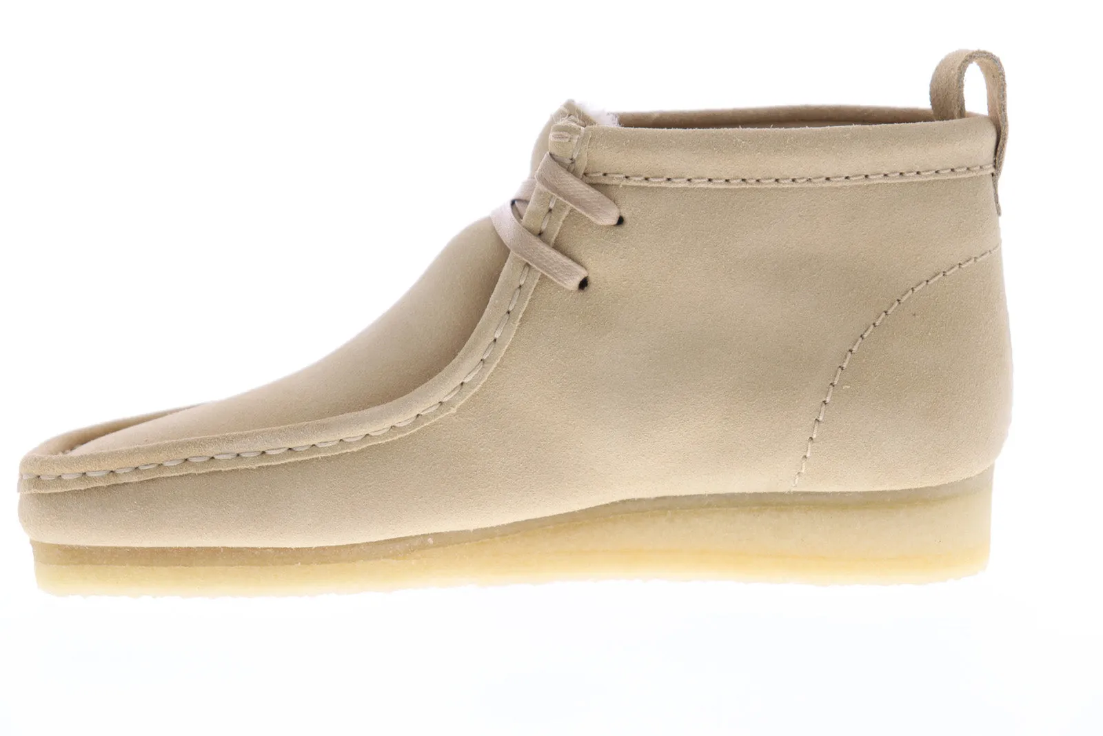 Clarks Beige Tan Suede Men's Wallabee Chukka Boots