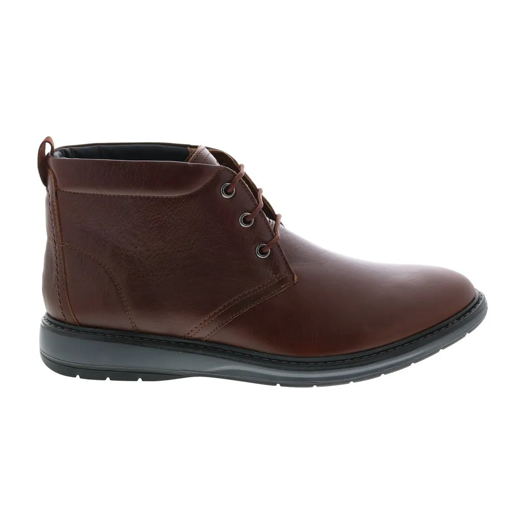 Clarks Men's Brown Leather Chukka Boots, Lace Up Desert Style - Model 26162976.