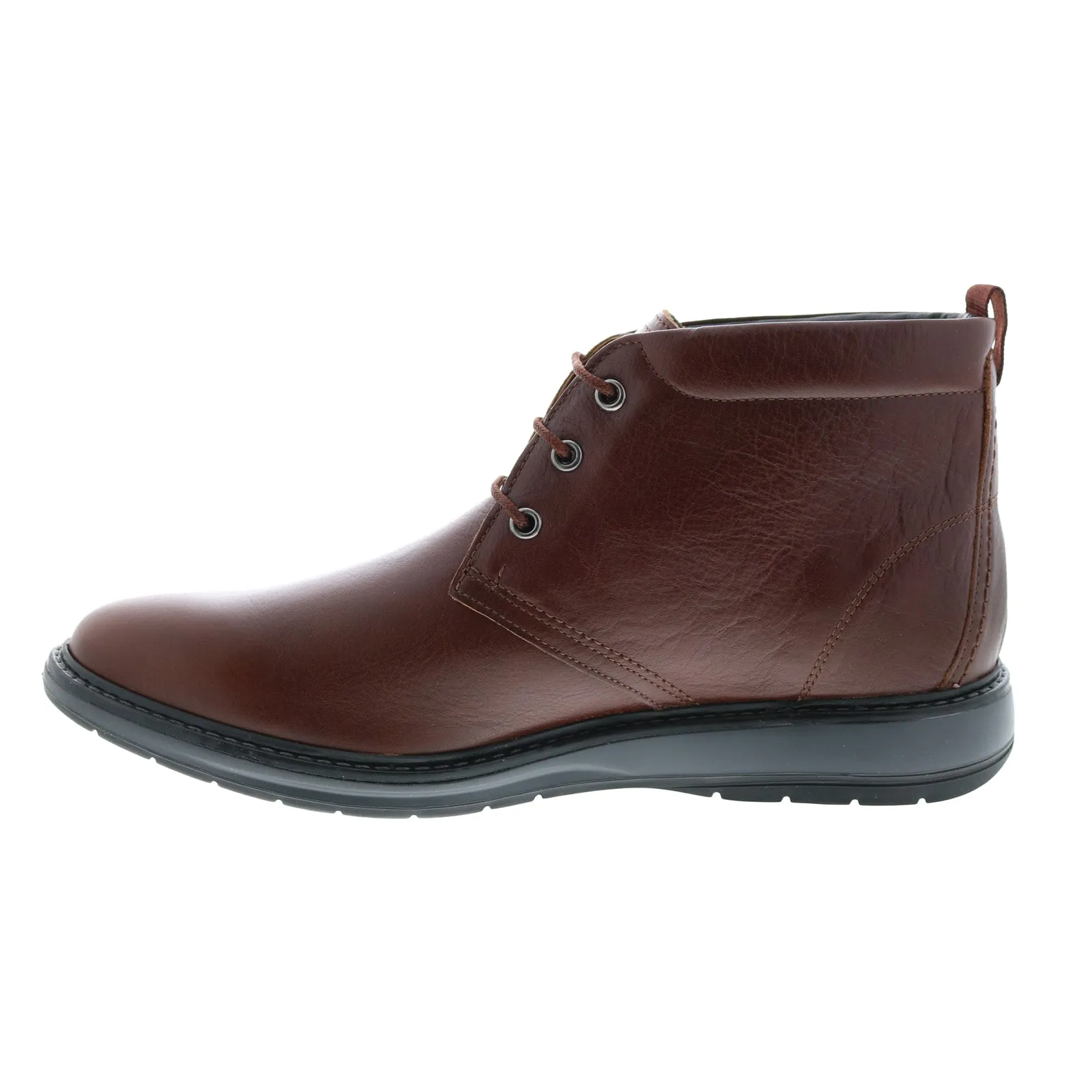 Clarks Men's Brown Leather Chukka Boots, Lace Up Desert Style - Model 26162976.