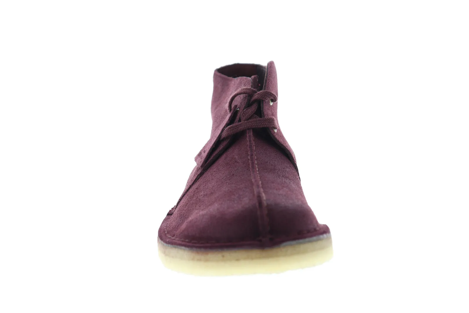 Clarks Men's Burgundy Suede Desert Trek Hi Chukka Boots