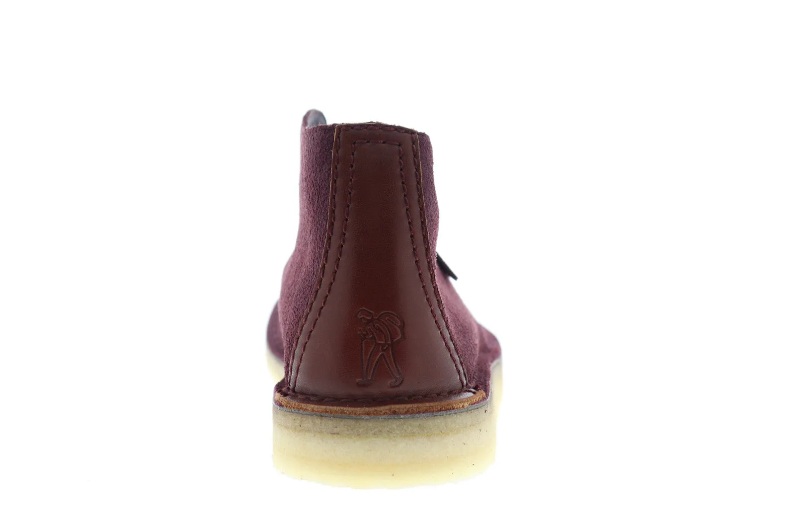 Clarks Men's Burgundy Suede Desert Trek Hi Chukka Boots