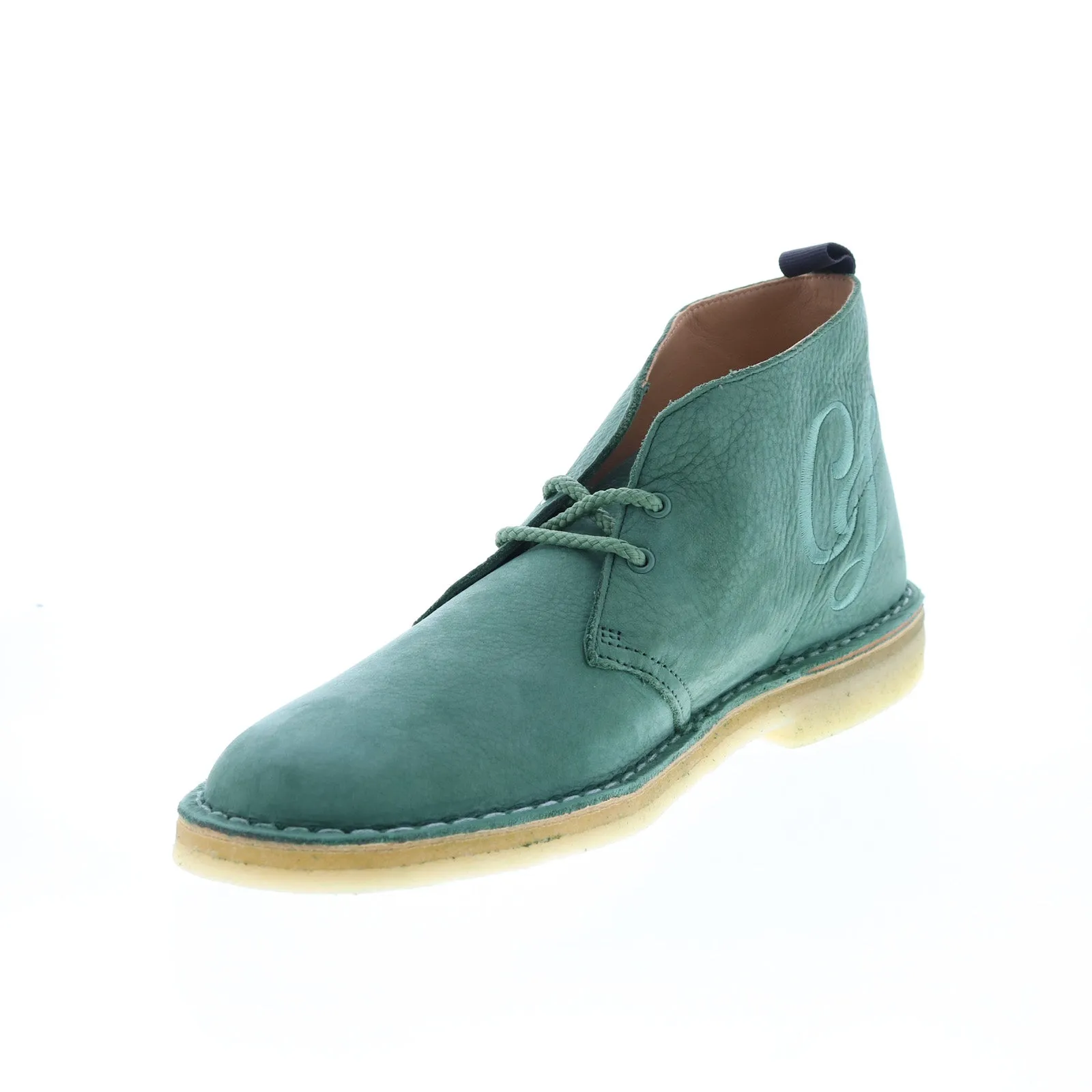 Clarks Men's Green Nubuck Chukka Boots