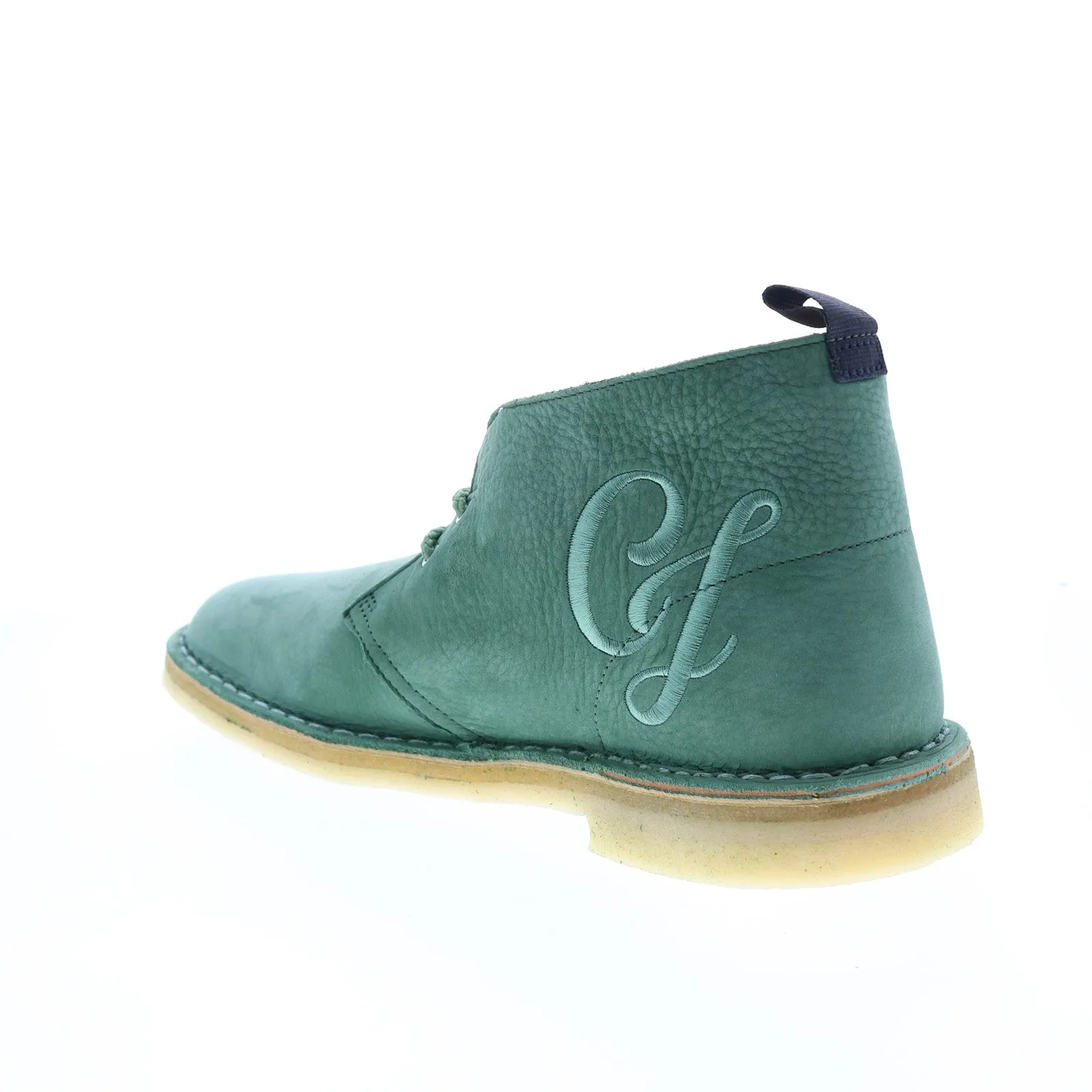 Clarks Men's Green Nubuck Chukka Boots