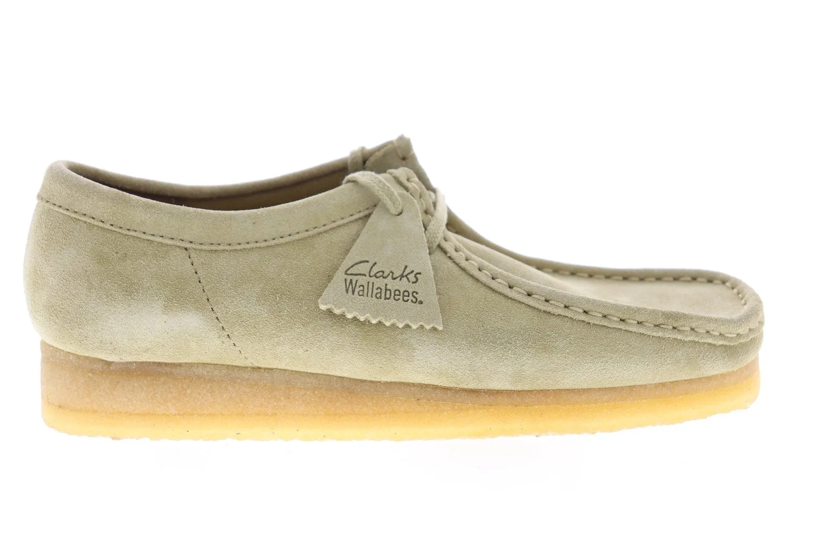 Clarks Wallabee Beige Suede Chukka Boots for Men