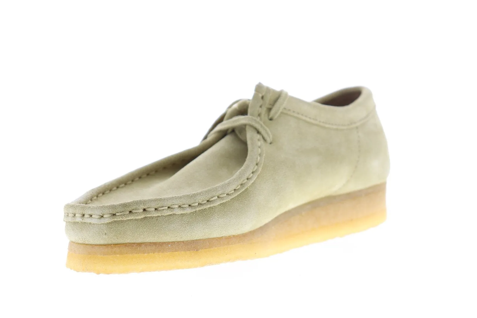 Clarks Wallabee Beige Suede Chukka Boots for Men