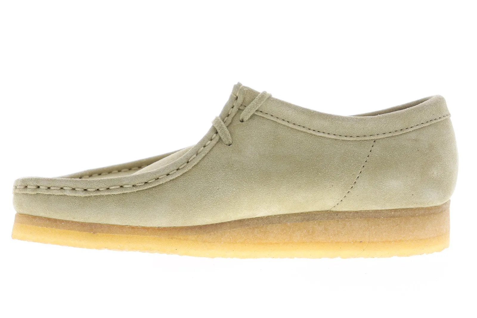 Clarks Wallabee Beige Suede Chukka Boots for Men