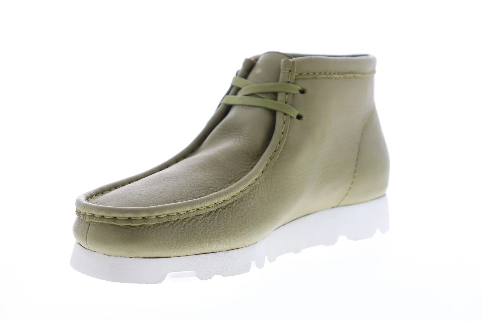 Clarks Wallabee Boot Gore-Tex GTX Chukkas Boots Green Leather Men's - 26144523.