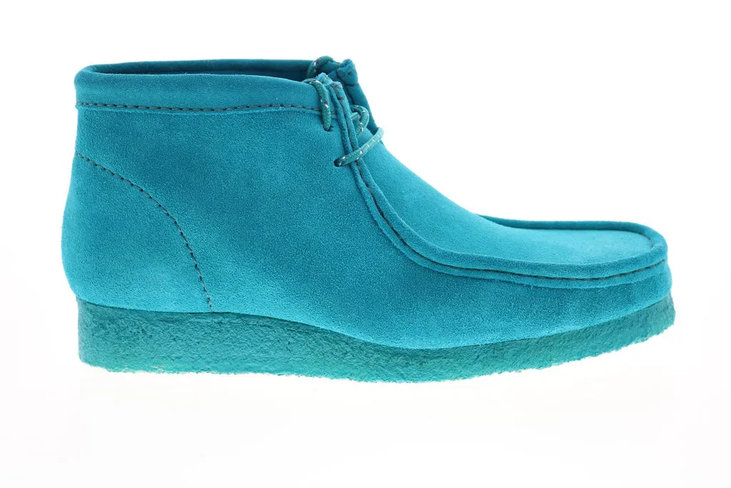 Clarks Wallabee Boot Men's Blue Suede Chukka Boots