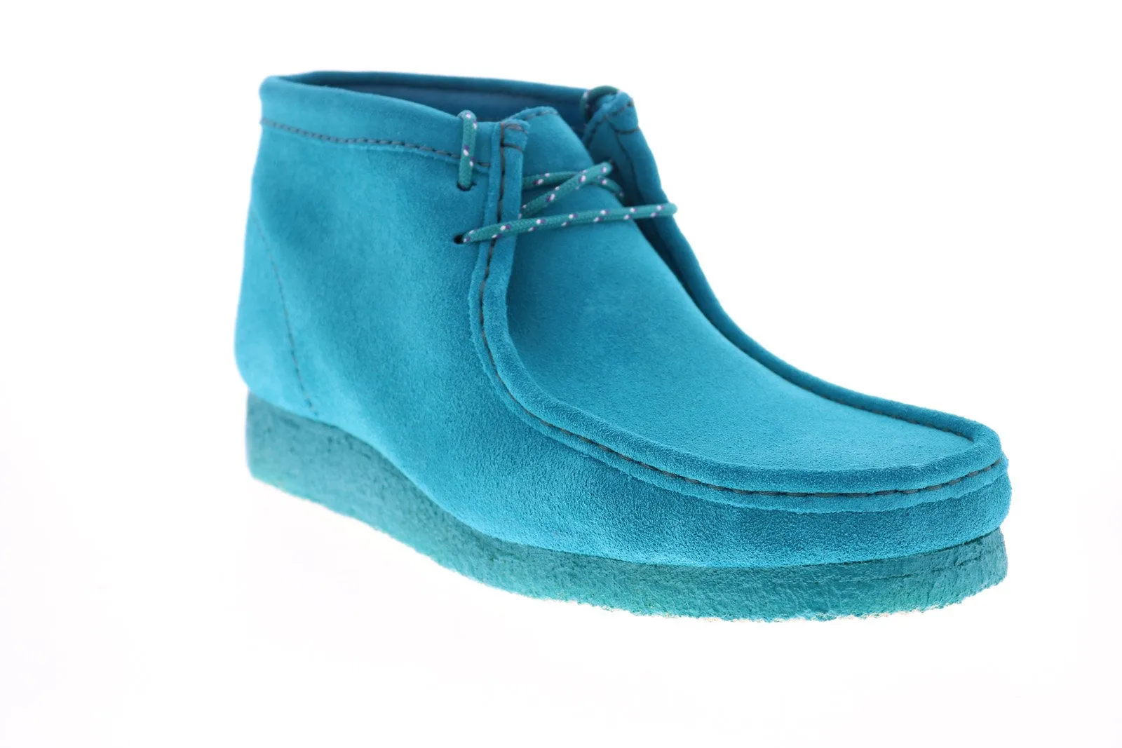 Clarks Wallabee Boot Men's Blue Suede Chukka Boots