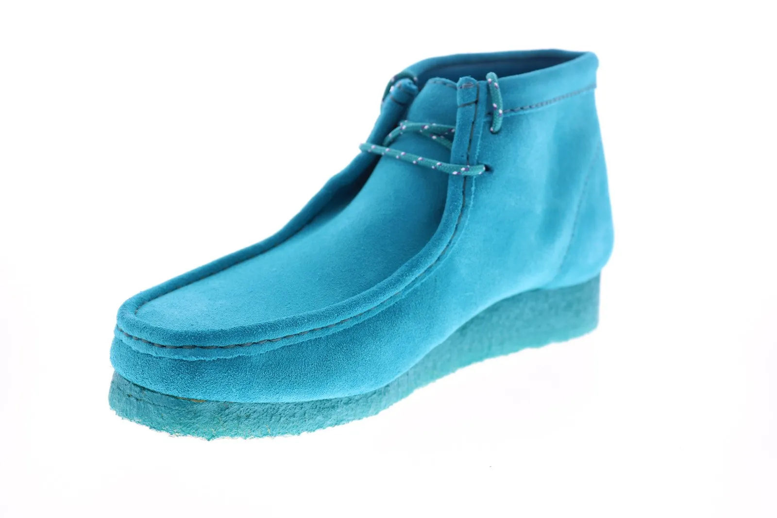 Clarks Wallabee Boot Men's Blue Suede Chukka Boots