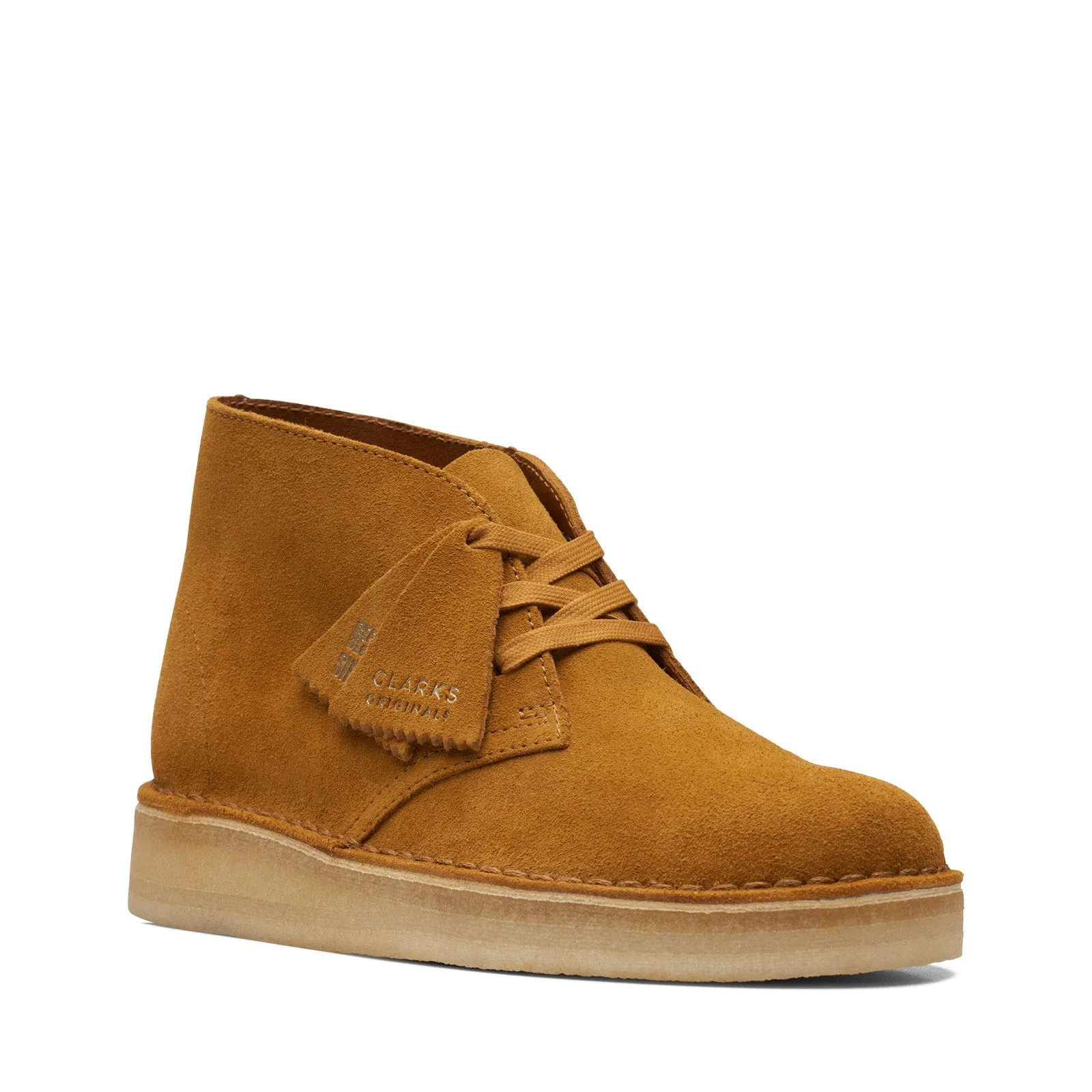 Clarks Women's Brown Suede Lace Up Chukka Boots