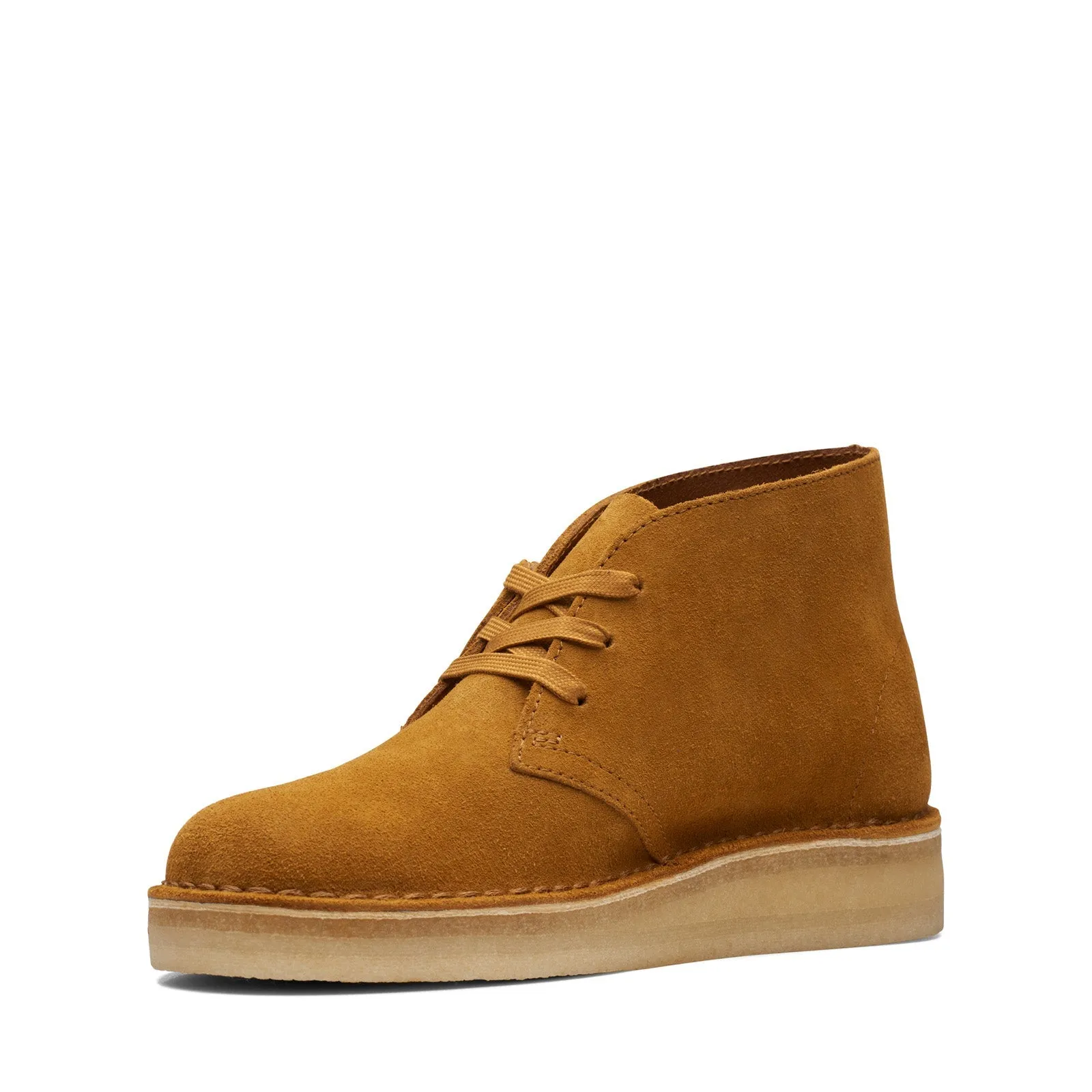 Clarks Women's Brown Suede Lace Up Chukka Boots