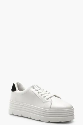 Cleated Platform Sneakers