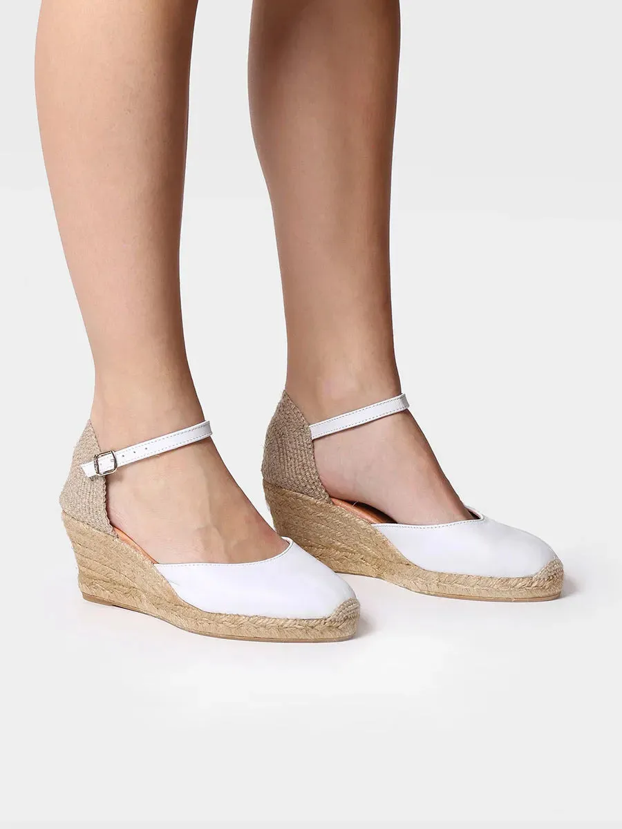 Closed leather espadrilles - COSTA-5