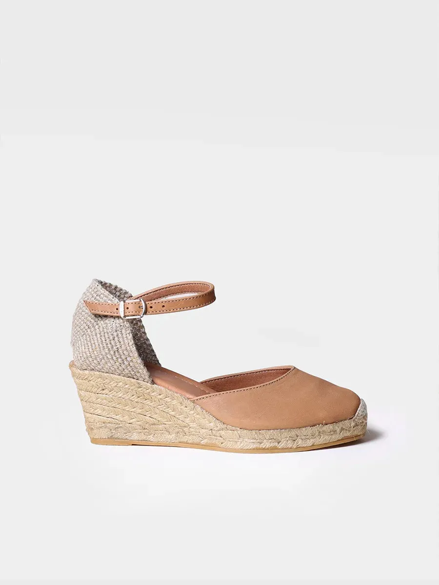 Closed leather espadrilles - COSTA-5