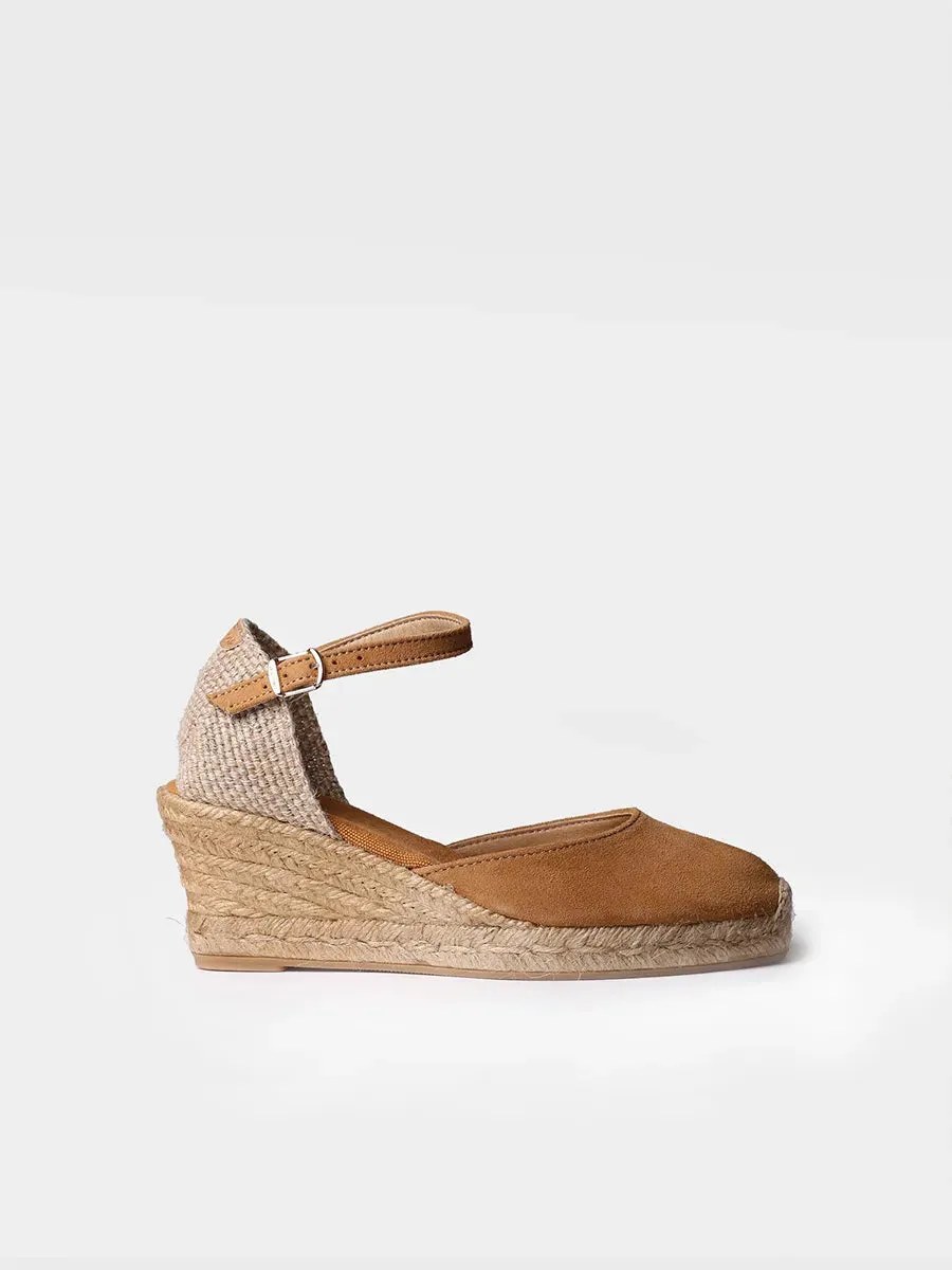 Closed leather espadrilles - LLORET-5