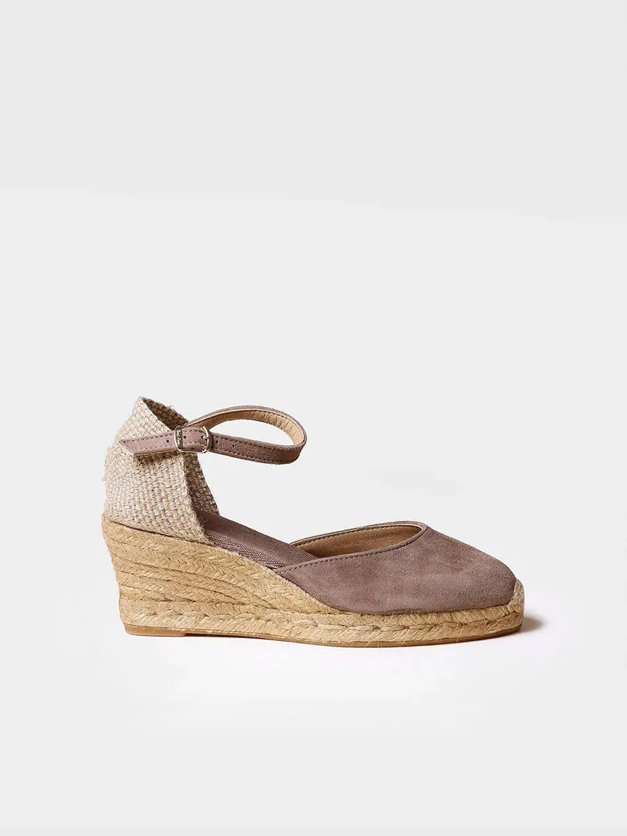 Closed leather espadrilles - LLORET-5