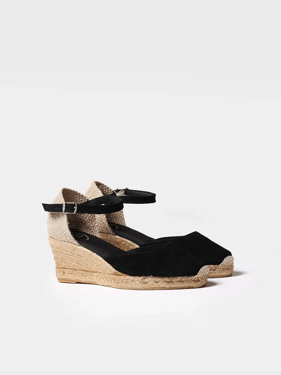 Closed leather espadrilles - LLORET-5