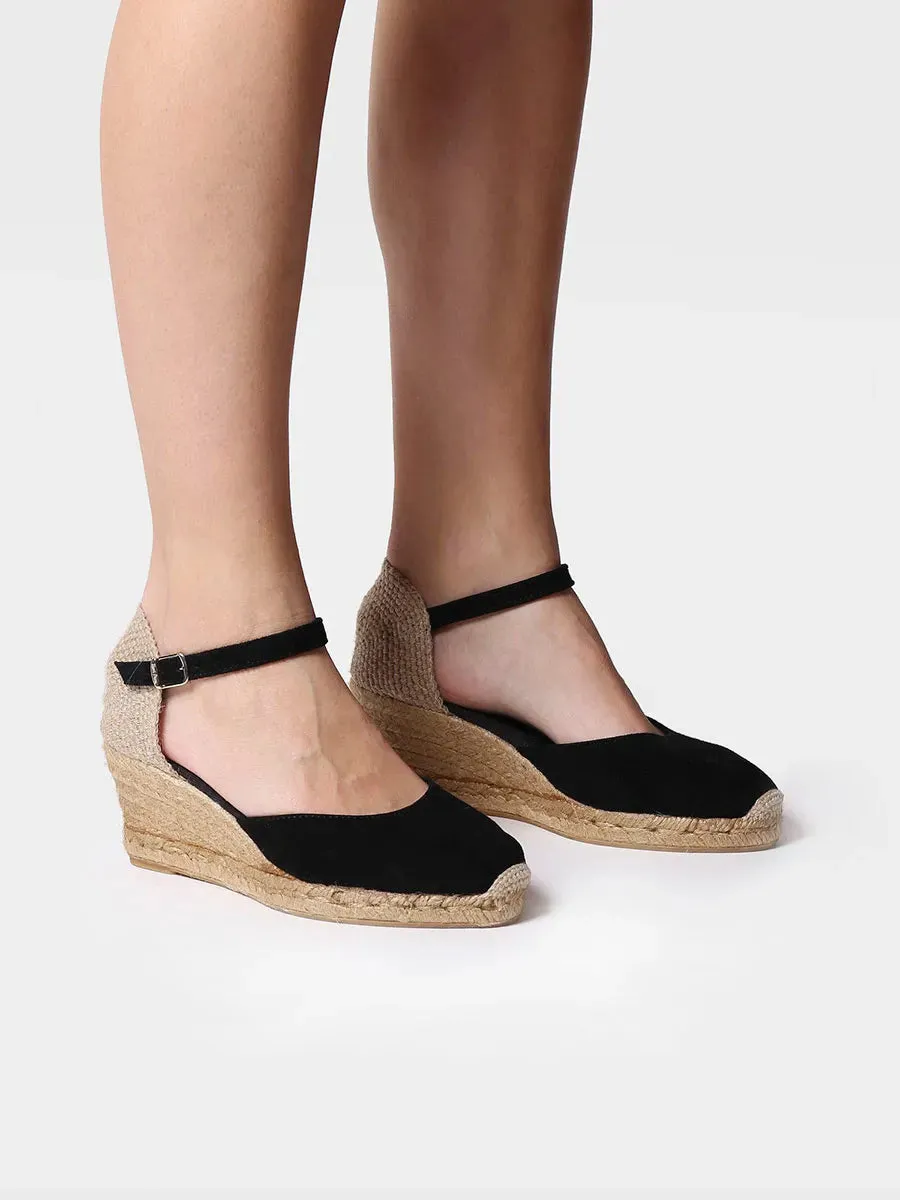 Closed leather espadrilles - LLORET-5