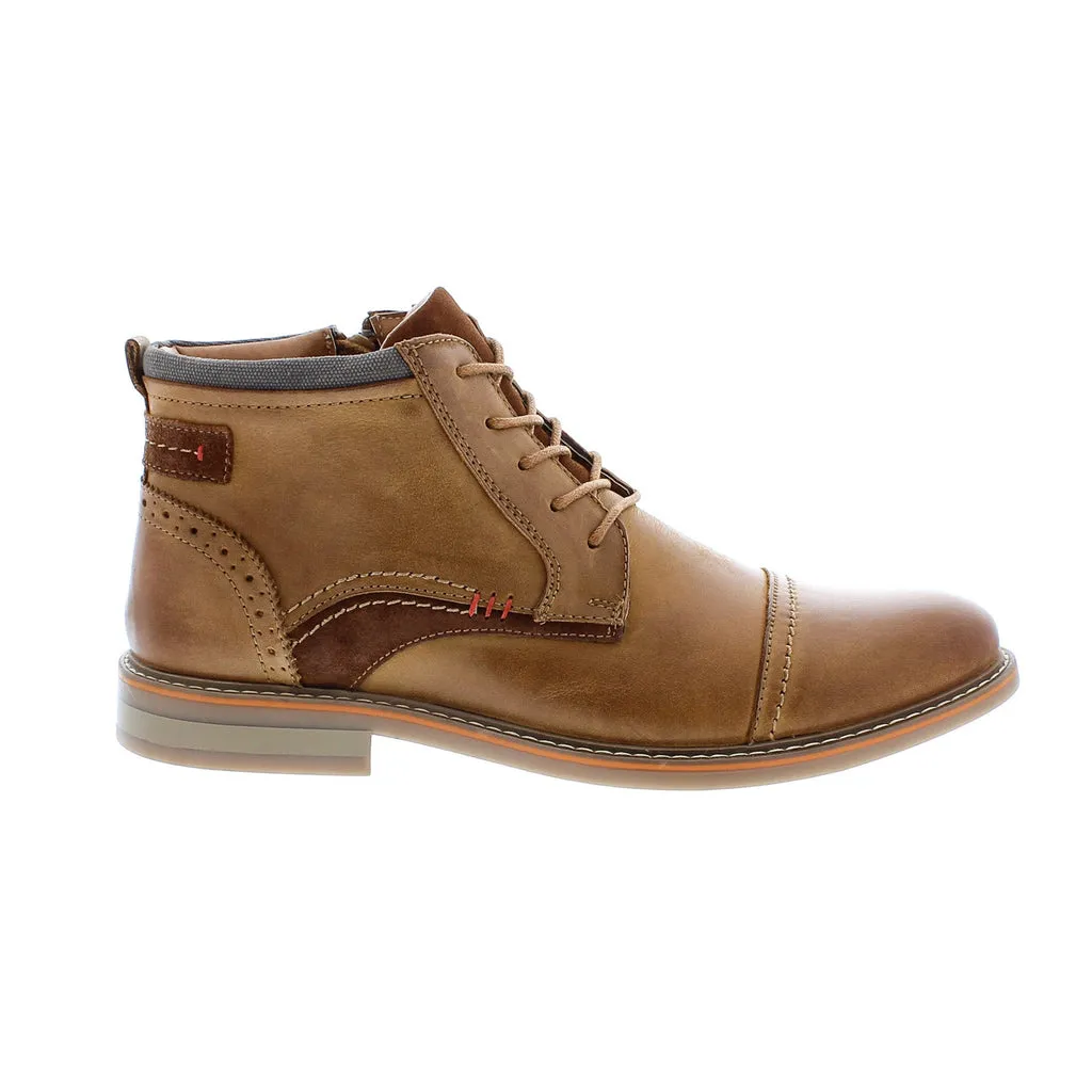 Cody EL2231B Men's Brown Leather Lace-Up Chukka Boots by English Laundry - Shop Now