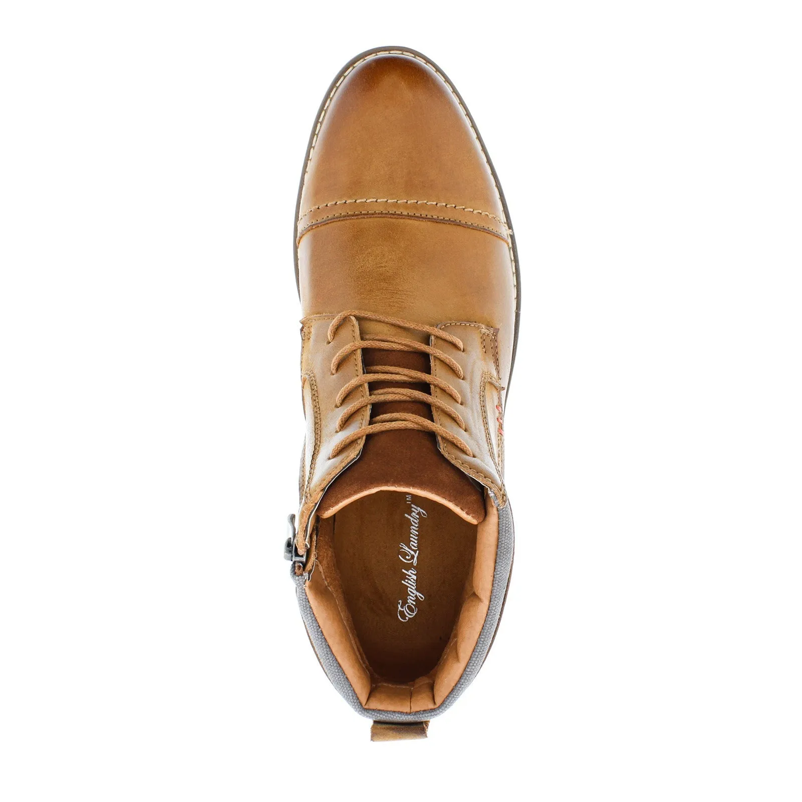 Cody EL2231B Men's Brown Leather Lace-Up Chukka Boots by English Laundry - Shop Now