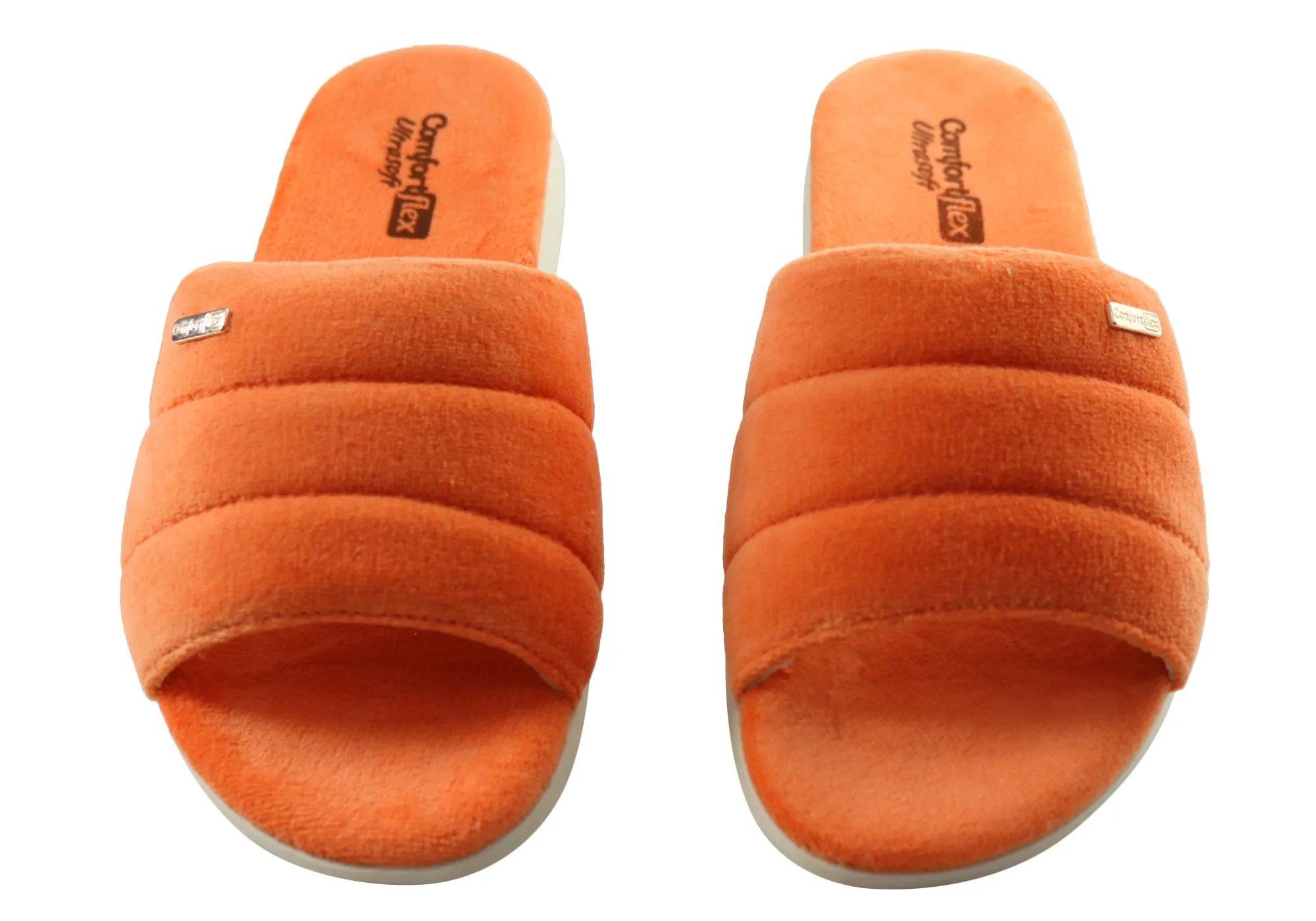 Comfortflex Relax Harmony Womens Open Toe Slippers Made In Brazil