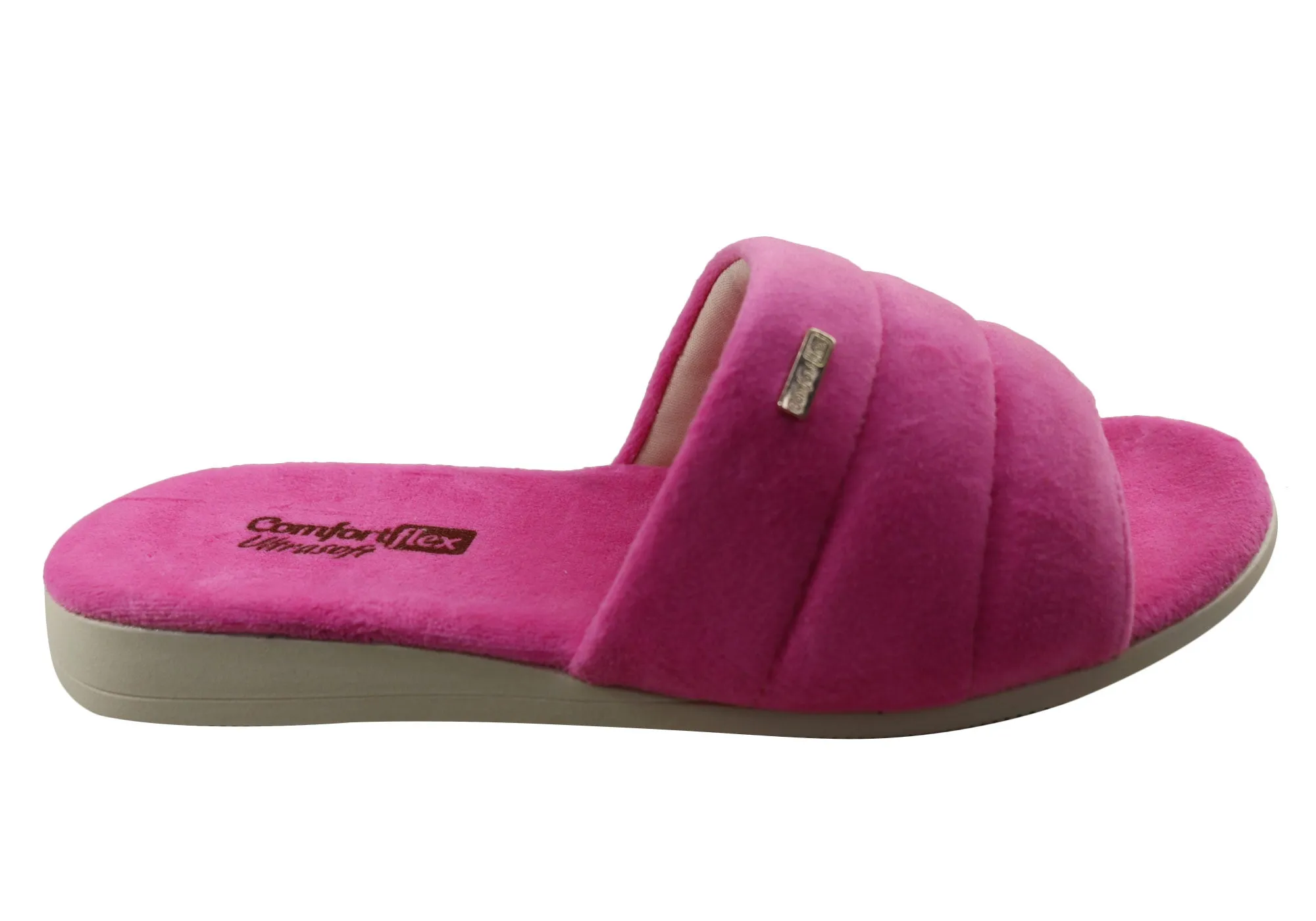 Comfortflex Relax Harmony Womens Open Toe Slippers Made In Brazil